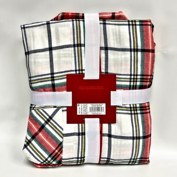 Plaid PJ Set Super Soft NWT LARGE - Picture 2 of 3